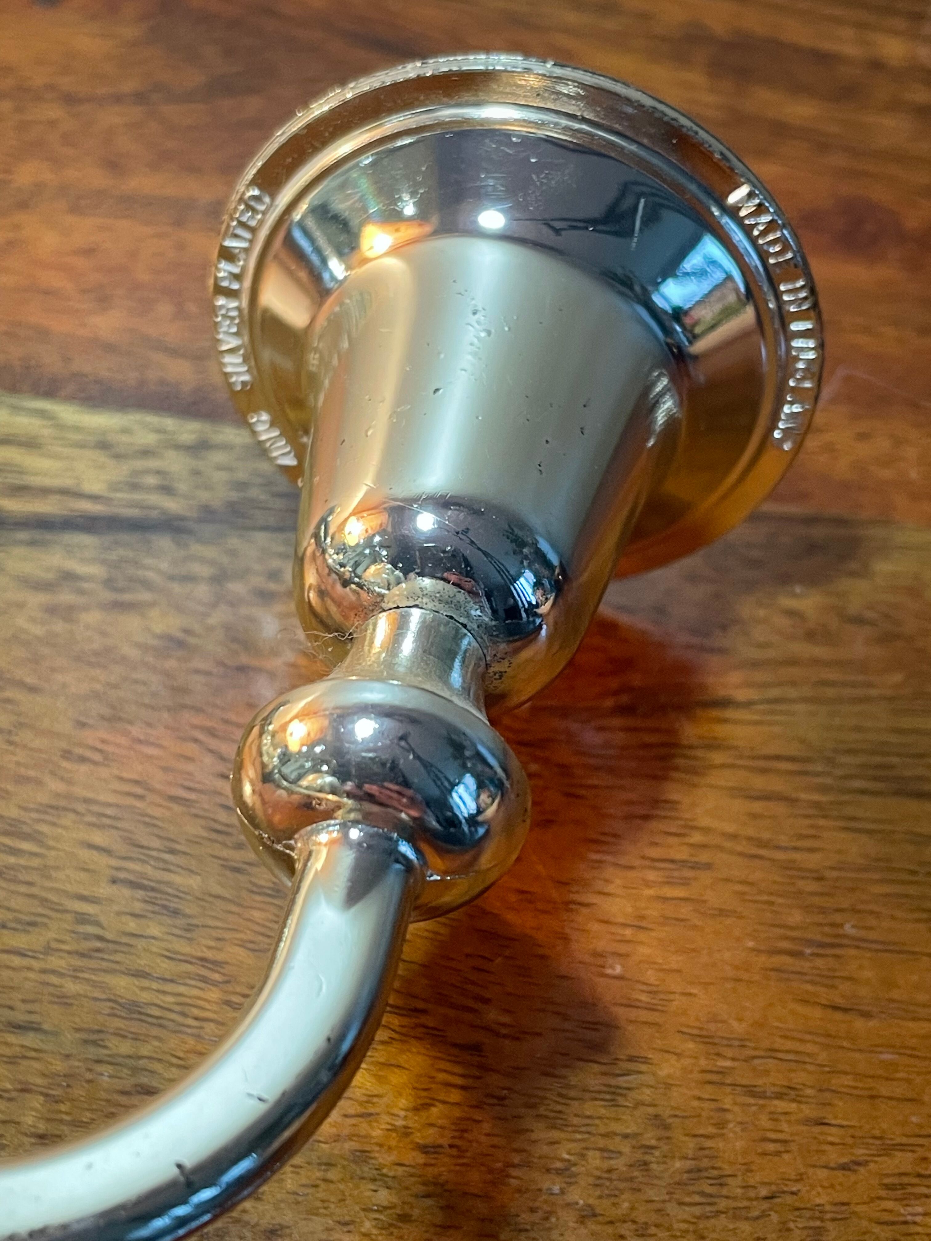 Chandelier 3 branches zinc et silver England