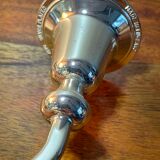 Chandelier 3 branches zinc et silver England