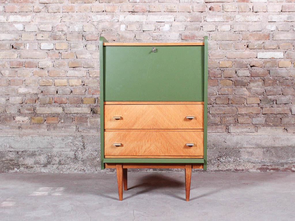 Secretary vintage in oak, circa 1950