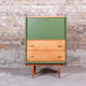 Secretary vintage in oak, circa 1950