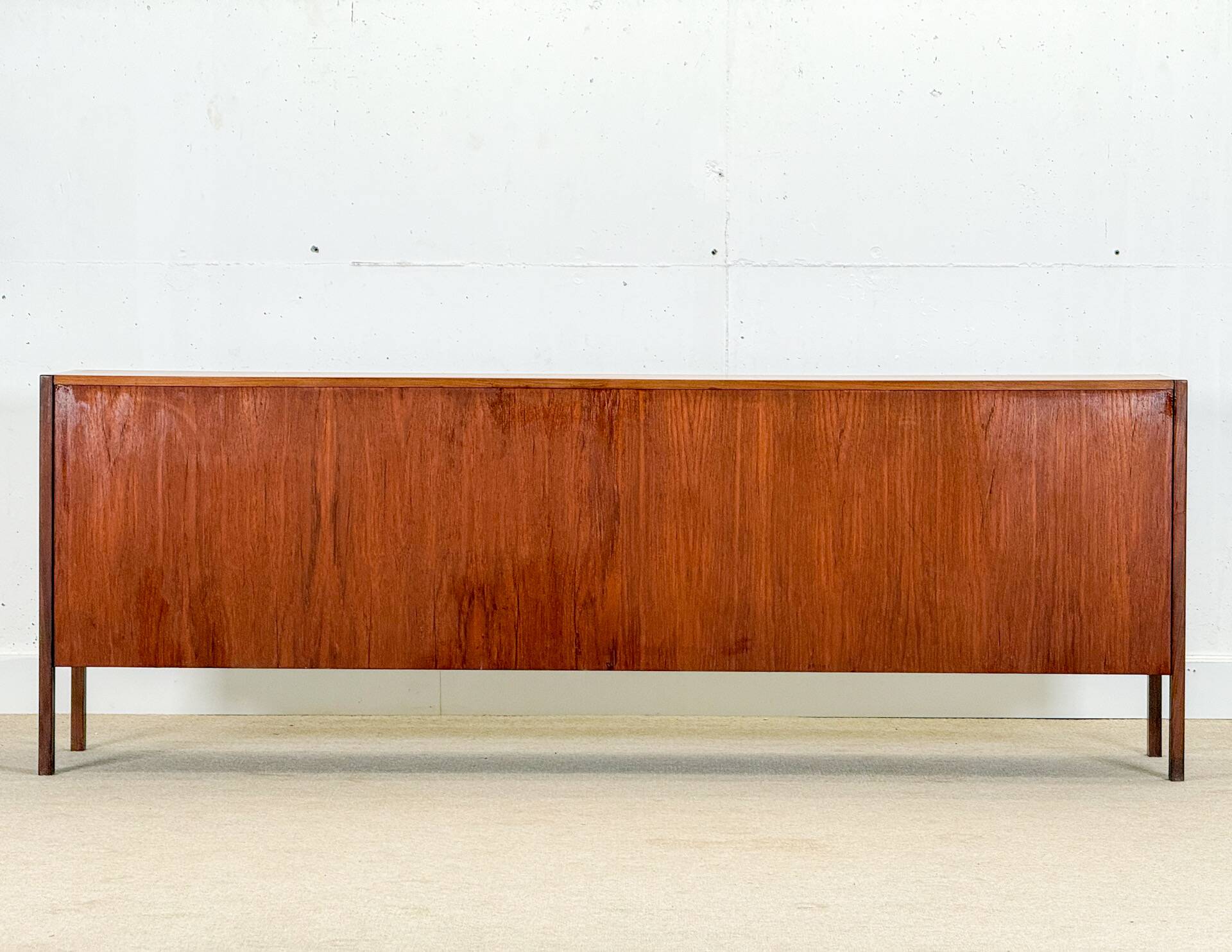 Mid-Century Sideboard by Meredew (Brown Leather Handles)