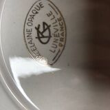 Porcelain flower soup plate