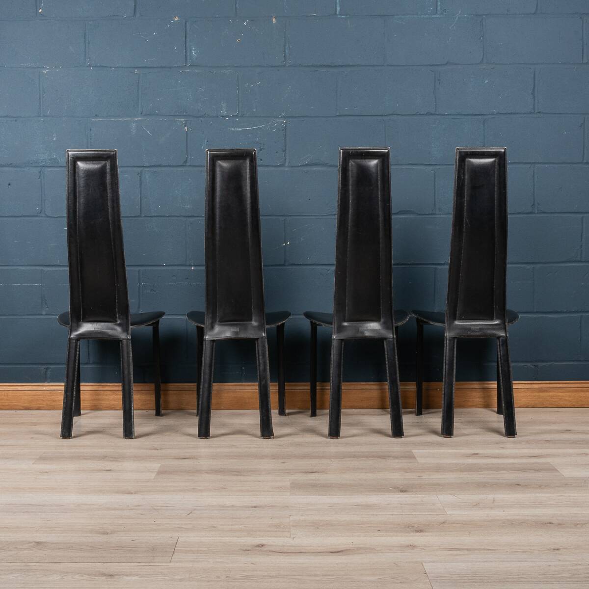 20thC ITALIAN SET OF FOUR "ALICE" DINING CHAIRS BY GIORGIO CATTELAN