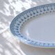 Grand plat ovale ancien de 1909 en porcelaine Oscar Schaller