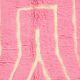 Pink wool rug 300/200cm