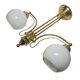 Vintage Art Nouveau pendant light, Poland, 1970s