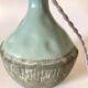 Ceramic lamp base, 2m fabric cable