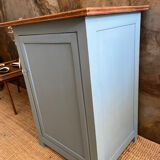 Buffet ancien bleu zingueur