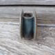 Vintage 1970s soliflore vase in flamed stoneware