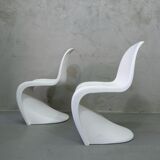 A set of 2  Panton Chairs by Verner Panton for Vitra