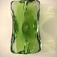 Murano iridescent green pocket tray