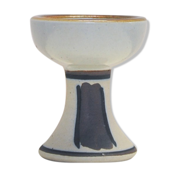 Danish vintage pottery candlestick Hanne Stentøj