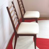 Set of 4 vintage teak chairs by Benze Sitzmobel.