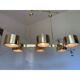 Italian Sputnik Candlestick Metal Gold Stilnovo Lelli Style