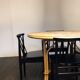 Vtg Mid Century Round Circular Wicker Bamboo Bamboo Table Dining rattan Tiki