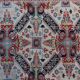 Handmade vintage Caucasian Zeyhur rug 130cm x 228cm 1950s