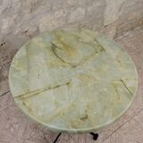 Bistro table with foot vintage cast iron