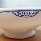 Salad bowl floral decoration early XX th