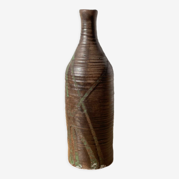 Stoneware bottle vase