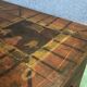 Fir chest with original painting-early twentieth
