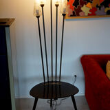 Floor lamp with tablet and 5 branches from the 50's