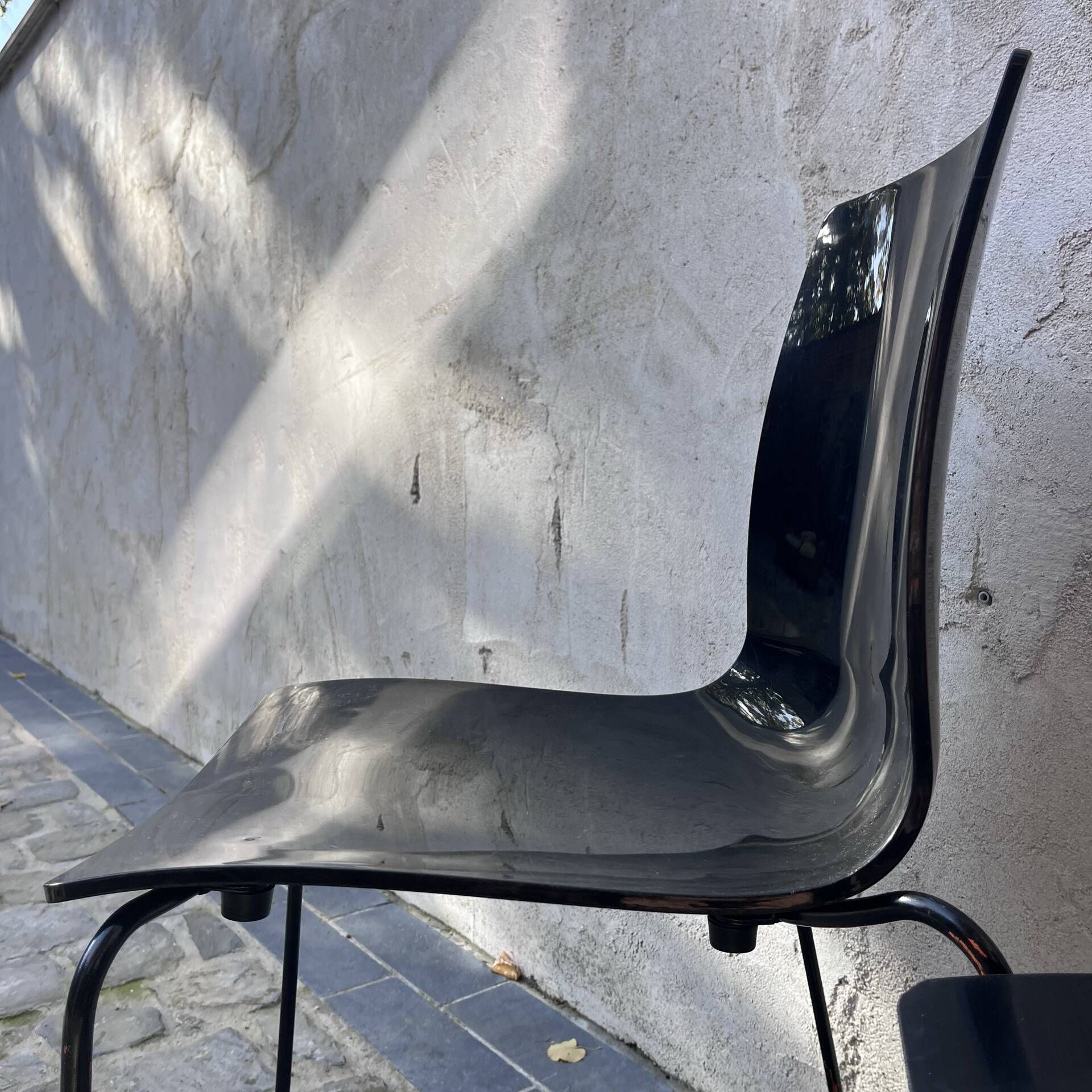 2 polycarbonate chairs 1980