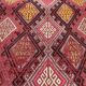 Vintage Turkish Mini Kilim Rug ,73 X 35 Cm