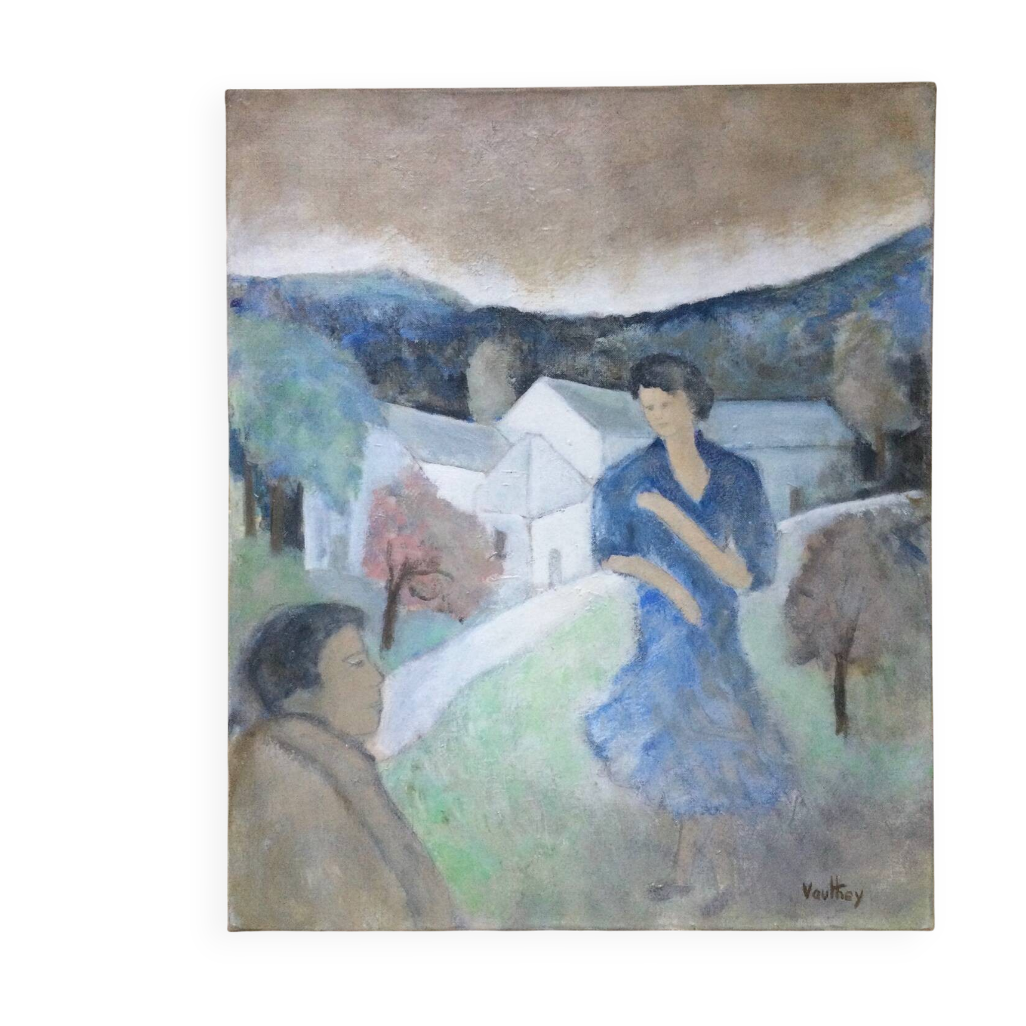 Oil on canvas by Pierre VAUTHEY