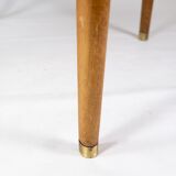 Dining table in oak of danish design from the 1960s.