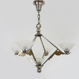 Art Deco chandelier Petitot with 5 lights, Atelier Petitot, year 20