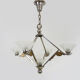 Art Deco chandelier Petitot with 5 lights, Atelier Petitot, year 20