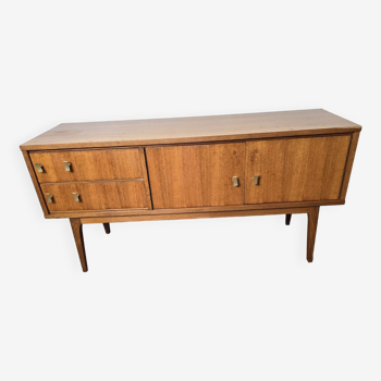 Enfilade scandinave en chêne des années 60 , 125cms de L