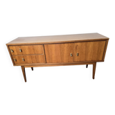 Enfilade scandinave en chêne des années 60 , 125cms de L