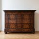 Antique Louis-Philippe commode in wood and marble