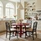 Handmade solid wood oval dining table, Bacon Collection