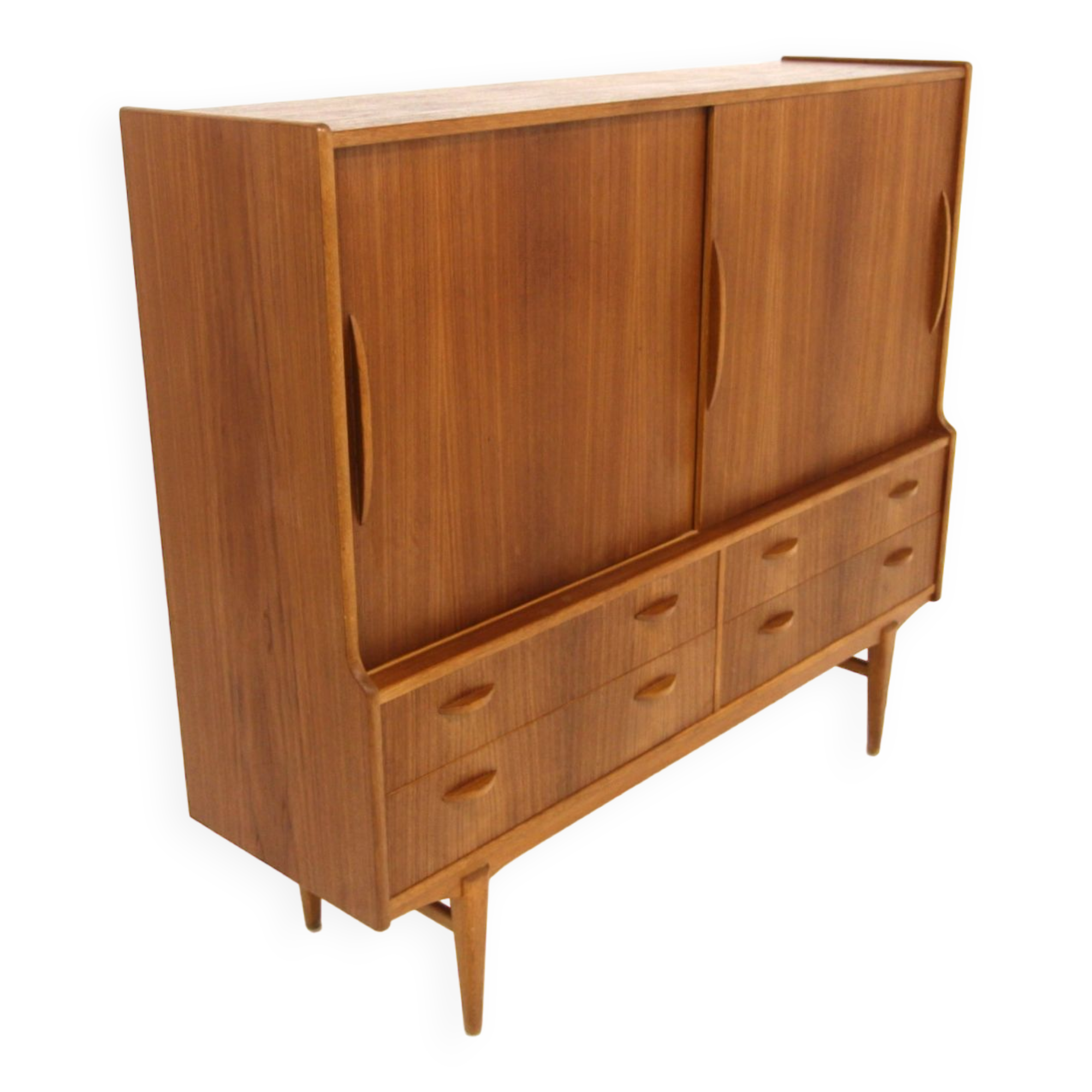 Scandinavian teak and oak sideboard, Sweden, 1960