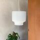 Vintage opaline pendant light