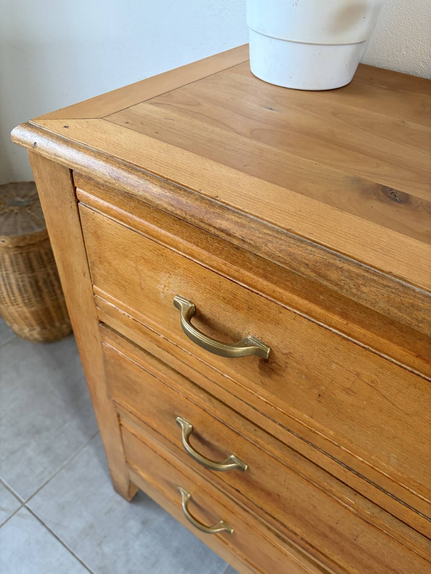 Commode vintage en chêne des années 60