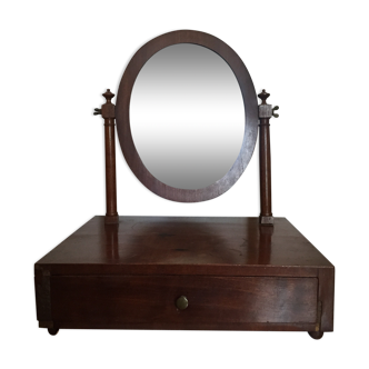 Old mahogany table vanity