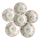 Lot of 6 hollow plates badonviller model "dany" years 30-40