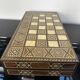 Jeu de Backgammon ancien en Bois Marqueté Syrien