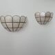 Paire d’applique vintage en nacre, France 1970