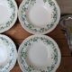 Johnson Brothers Set of 6 Ivy Leaf and Flower Blue Dinner Plates