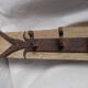 Patère en bois et fer forgé