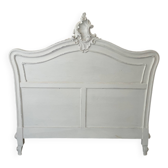 Tête de lit vintage blanche
