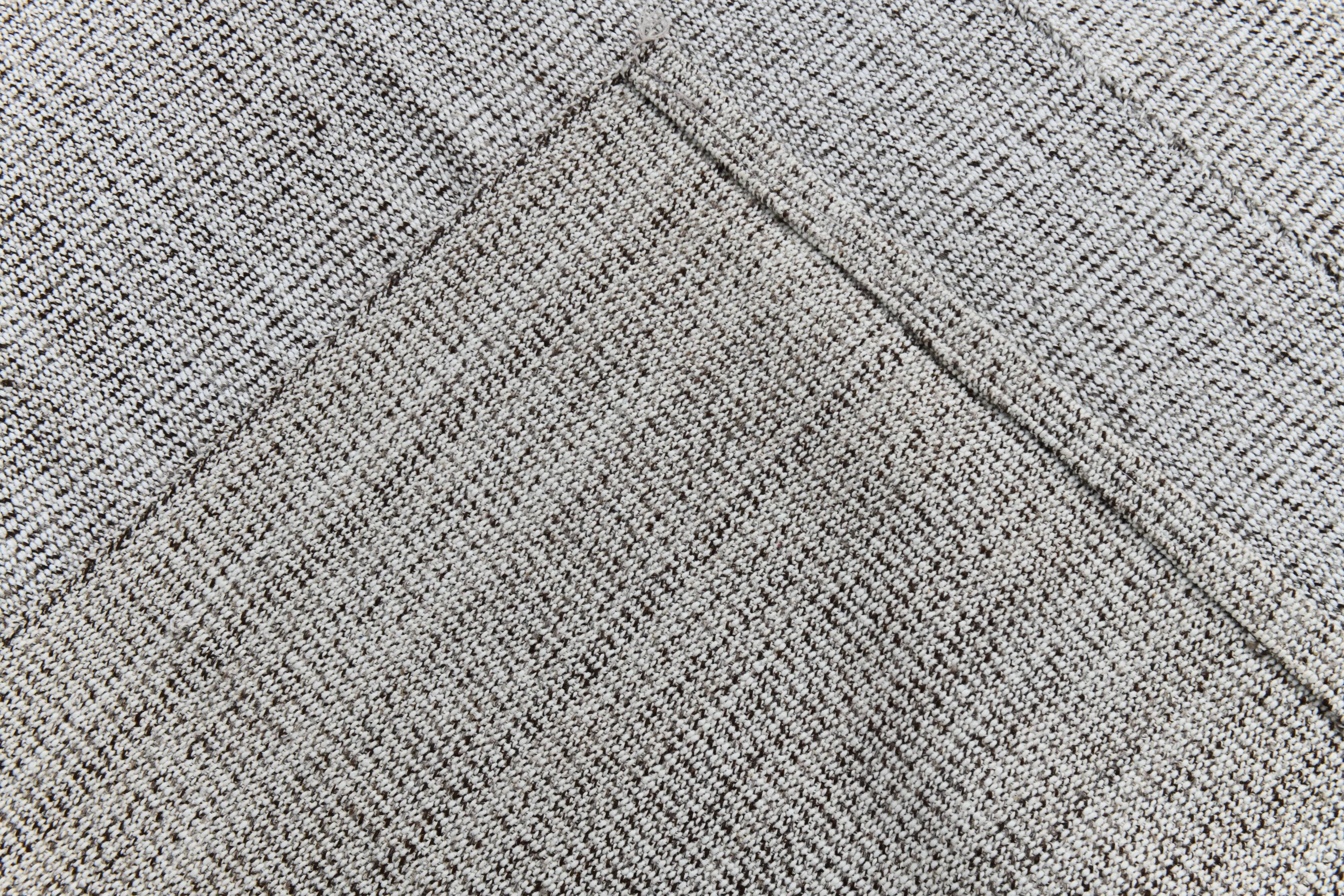 Handmade solid vintage rug 312x386cm