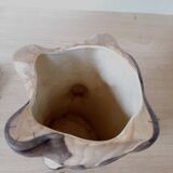 Vase Imitation Bois Mat Vintage