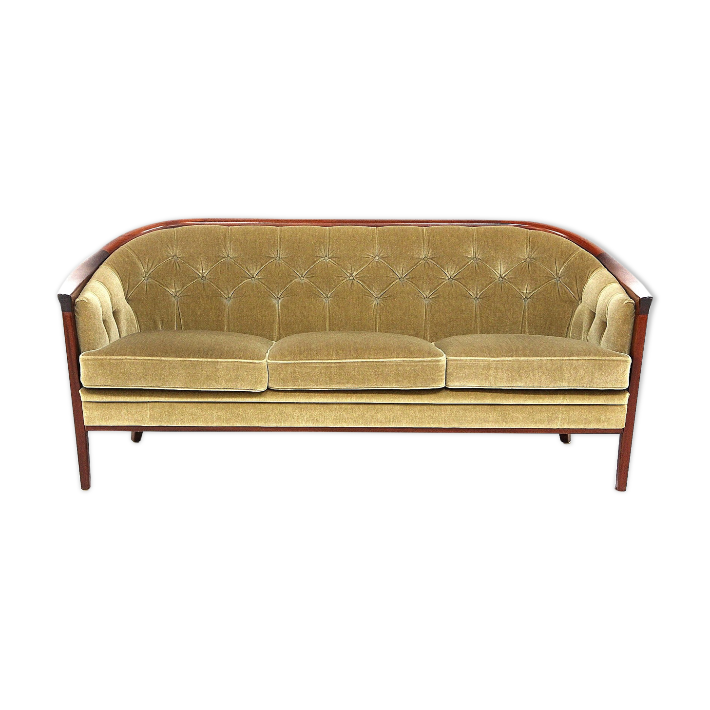 Velvet sofa, Bröderna Anderssons, Industrier i Ekenässjön ABs, Sweden, 1960
