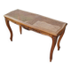 Old Louis XV style caned piano bench