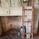 Decorative wooden ladder